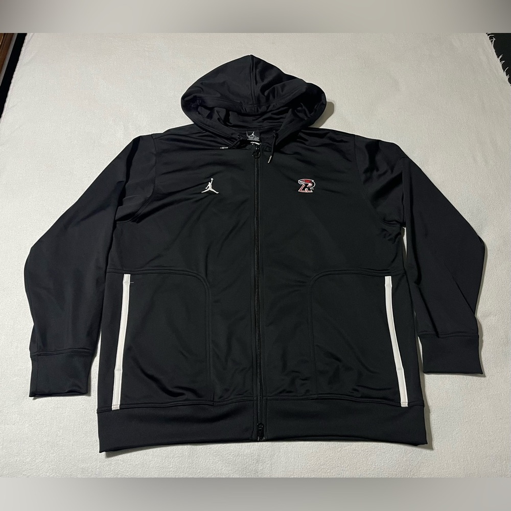 Nike Jordan Mens XL Air Jumpman Hoodie Jacket Red Hawk Logo 350790‎